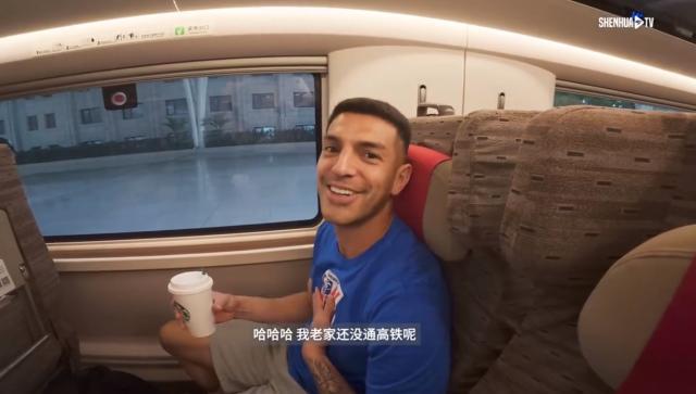 皇冠Crown Sports-申花外援对高铁赞不绝口 路易斯：我老家还没有呢